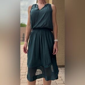 Ramy Brook Teal Midi Dress